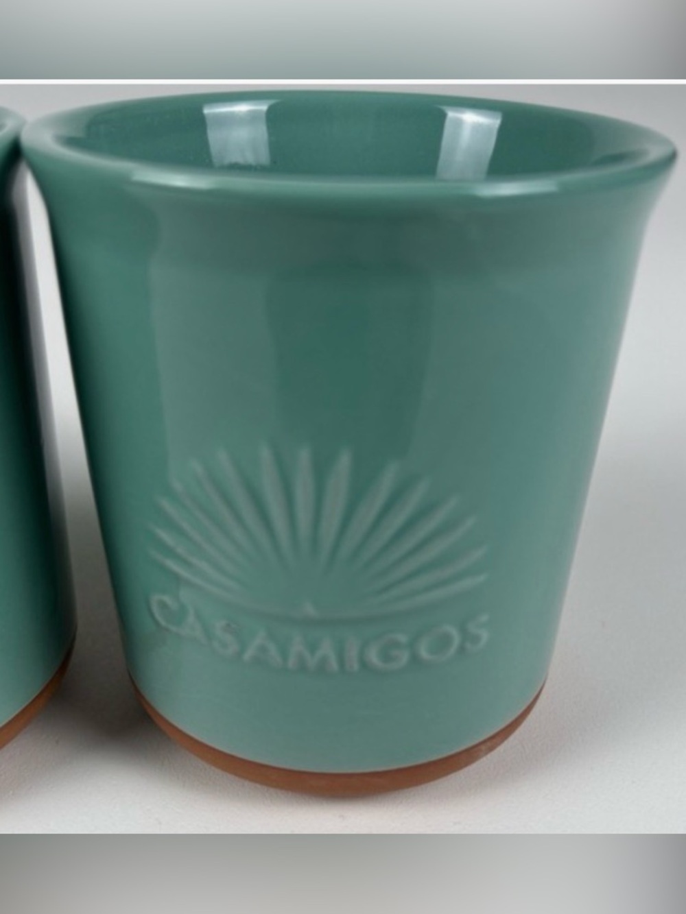 Casamigos Teal Terracotta Glasses - Set of 4 NWOT - Picture 3 of 4